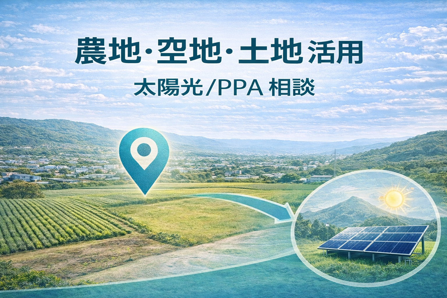 農地・空地 太陽光｜相談で最初に確認すること